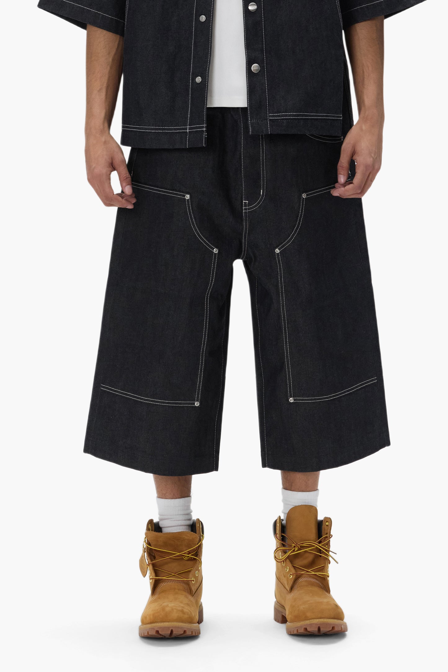 Raw Workwear Dark Indigo Purple Short Raw Workwear Dark Indigo Purple Short