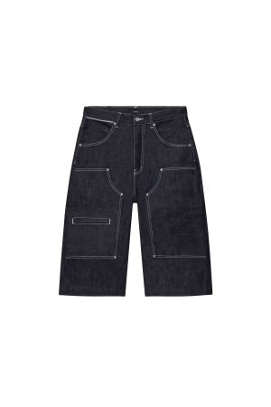 Raw Workwear Dark Indigo Purple Short