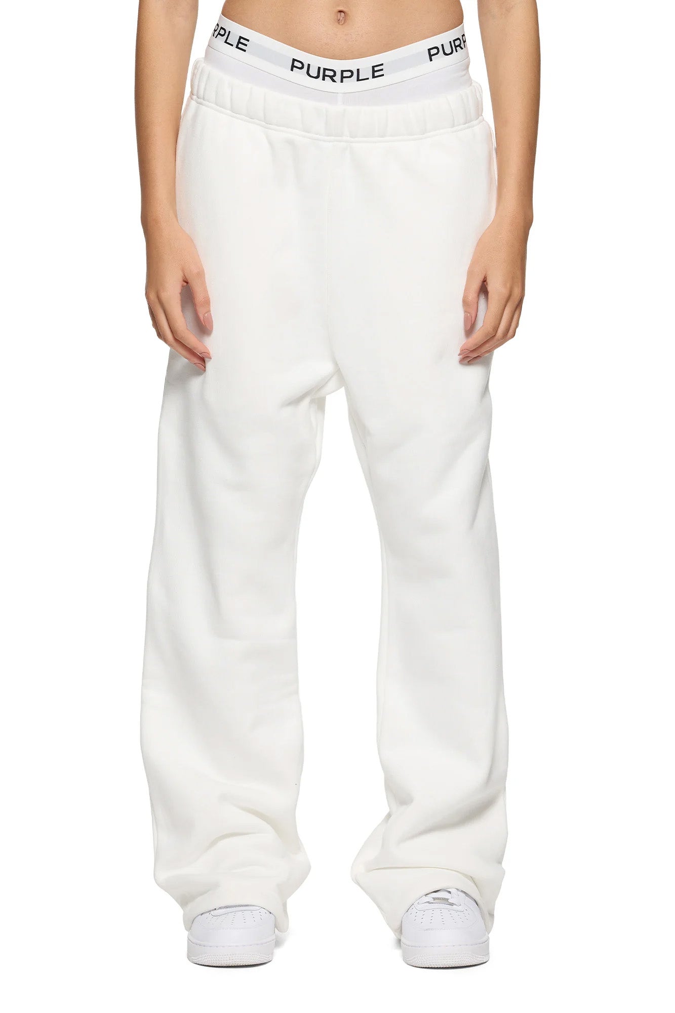 Basic Flared Purple Sweatpant Basic Flared Purple Sweatpant