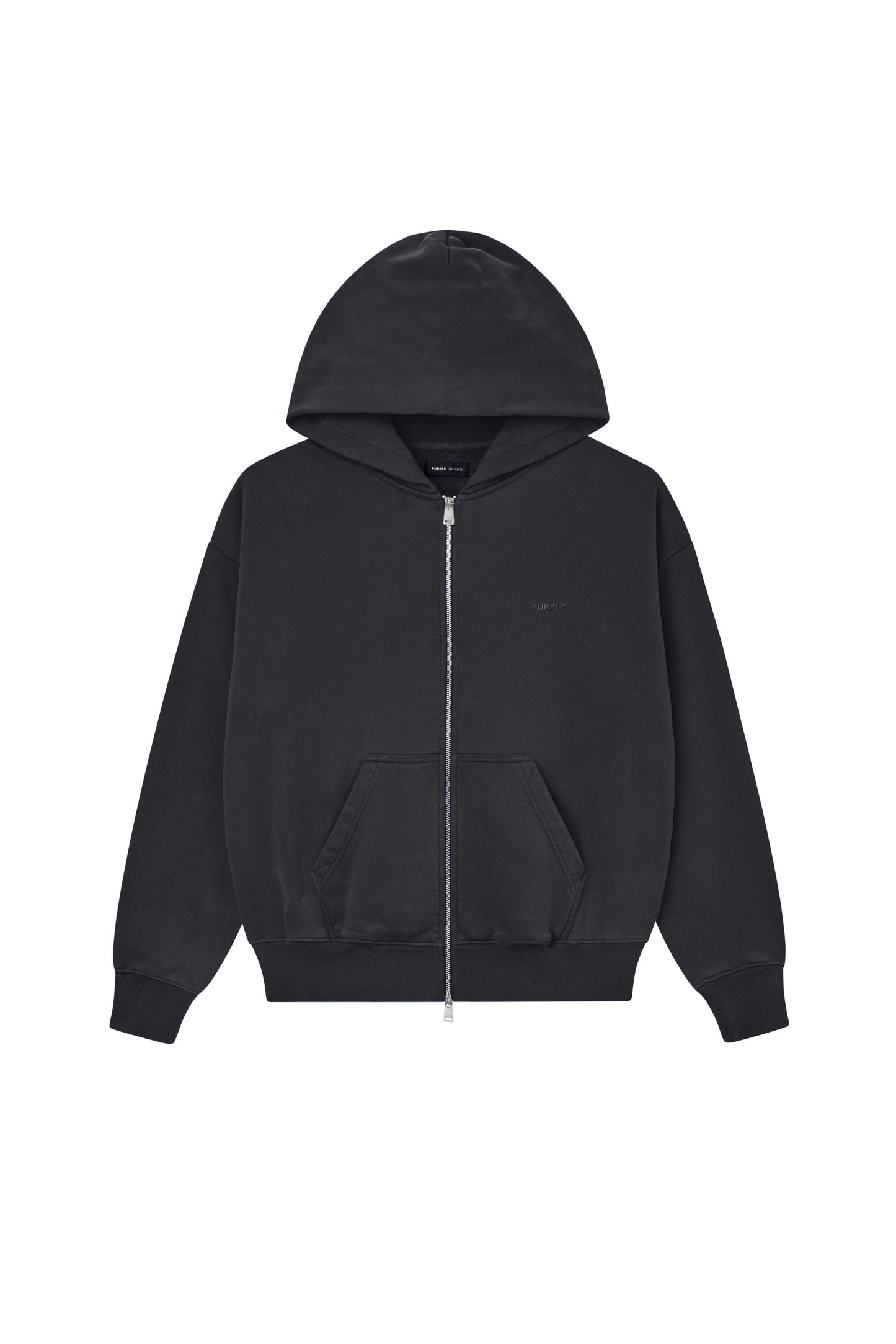 Basic Zip-Up Purple Hoodie Basic Zip-Up Purple Hoodie