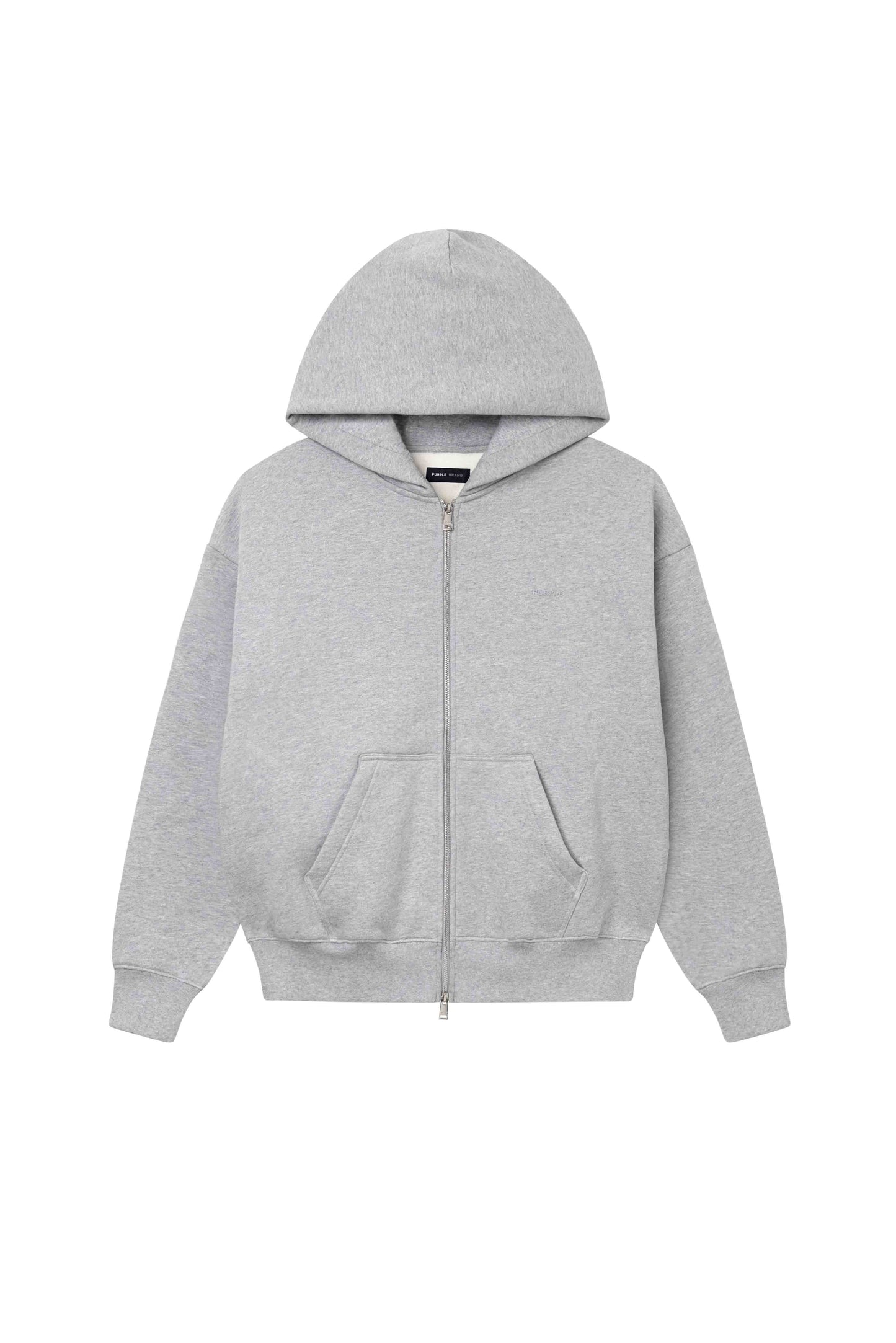 Basic Zip-Up Purple Hoodie Basic Zip-Up Purple Hoodie