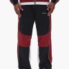 Wordmark Track Black & Red Purple Pants