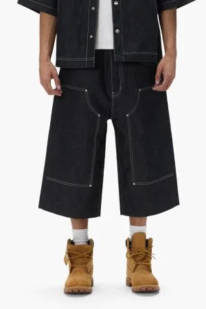 Raw Workwear Dark Indigo Purple Short