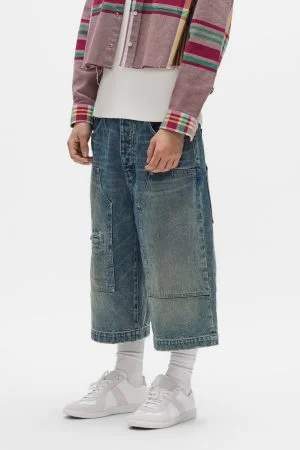 Workwear Light Indigo Purple Short