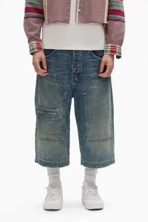 Workwear Light Indigo Purple Short