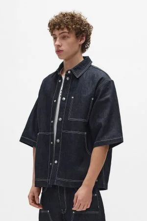Raw Workwear Purple Shirt