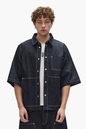 Raw Workwear Purple Shirt