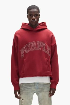 Studded Slab Purple Hoodie